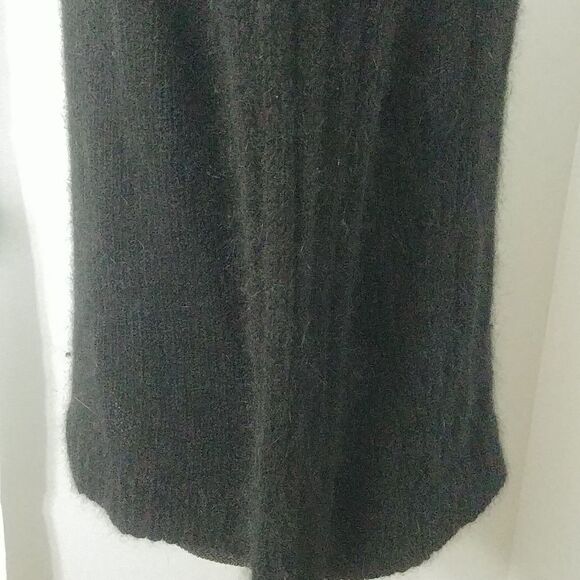 Beautiful Vintage Moda International Black Rabbit Hair Sweater S - Picture 4 of 11
